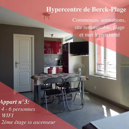 4-6 Pers Berck-plage Hyper-centre *
