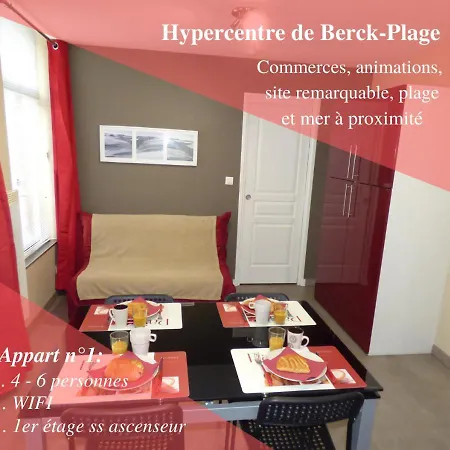 Apartman 4-6 Pers Berck-plage Hyper-centre