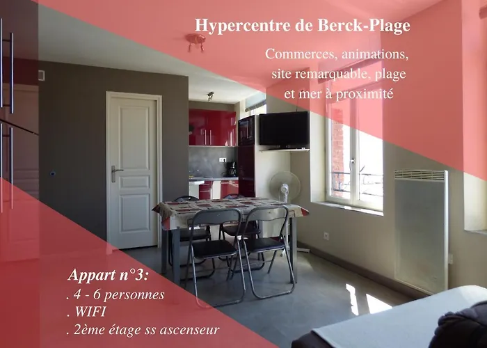 4-6 Pers Berck-plage Hyper-centre *